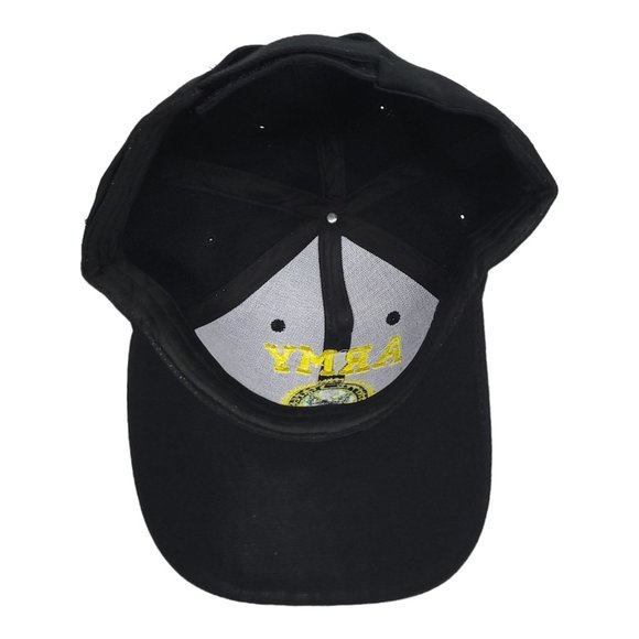 United States Army Strapback Cap Trucker Baseball Hat Eagle Embroidered Black - Picture 11 of 11